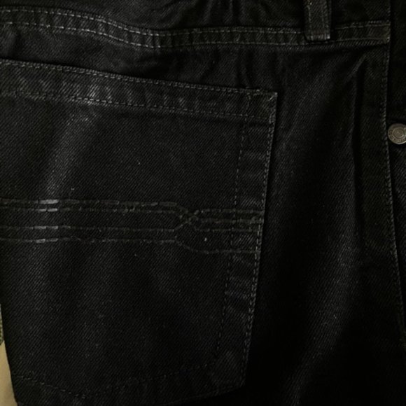 CODY JAMES MEN'S BLACK NIGHT RIDER STRETCH SLIM STRAIGHT JEANS 33x36 - Picture 6 of 6